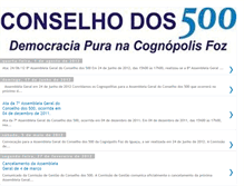 Tablet Screenshot of conselhodos500.blogspot.com