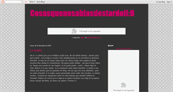 Desktop Screenshot of cosasquenosabiasdestardoll.blogspot.com