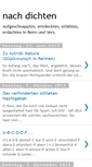 Mobile Screenshot of nach-dichten.blogspot.com