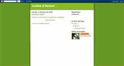 Desktop Screenshot of carlitoseldiariero.blogspot.com