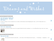 Tablet Screenshot of dreams-and-wishes-blog.blogspot.com