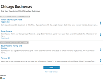 Tablet Screenshot of chicagobusinesses.blogspot.com