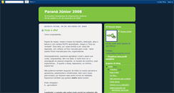 Desktop Screenshot of paranajunior2008.blogspot.com