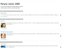Tablet Screenshot of paranajunior2008.blogspot.com