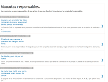 Tablet Screenshot of mascotasresponsables.blogspot.com