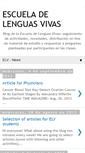 Mobile Screenshot of escueladelenguasvivas.blogspot.com