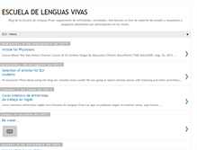 Tablet Screenshot of escueladelenguasvivas.blogspot.com