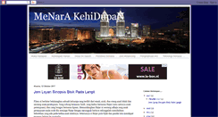 Desktop Screenshot of menara-kehidupan.blogspot.com