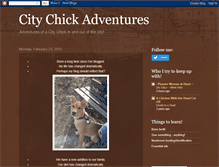 Tablet Screenshot of citychickadventures.blogspot.com