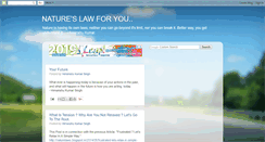 Desktop Screenshot of naturelaws.blogspot.com