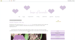 Desktop Screenshot of loopsoflavender.blogspot.com