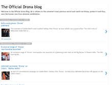 Tablet Screenshot of drona-the-movie.blogspot.com