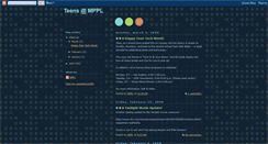 Desktop Screenshot of mpplteens.blogspot.com