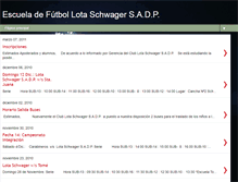 Tablet Screenshot of escueladefutbollotaschwagersadp.blogspot.com