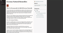 Desktop Screenshot of eczemanaturalremediesx.blogspot.com