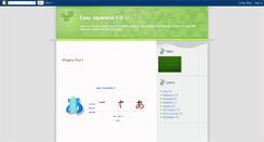 Desktop Screenshot of easyjapanese4u.blogspot.com