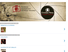 Tablet Screenshot of christianperez-fotografia.blogspot.com