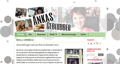 Desktop Screenshot of ankas-geblubber.blogspot.com