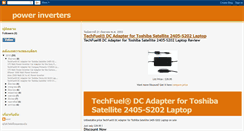 Desktop Screenshot of powerinvertersreview.blogspot.com