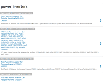 Tablet Screenshot of powerinvertersreview.blogspot.com