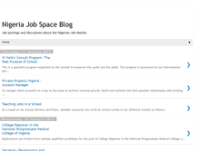 Tablet Screenshot of nigeriajobspace-admin.blogspot.com