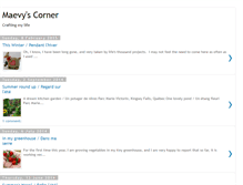 Tablet Screenshot of maevyscorner.blogspot.com