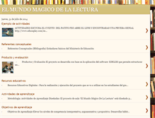 Tablet Screenshot of elmundomagicodelalectura.blogspot.com