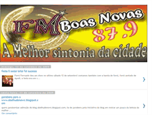 Tablet Screenshot of fm87boasnovas.blogspot.com