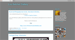 Desktop Screenshot of loubelchergallery.blogspot.com