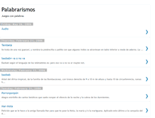Tablet Screenshot of palabrarismo.blogspot.com