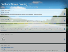 Tablet Screenshot of goatandsheepfarming.blogspot.com