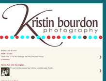 Tablet Screenshot of kristinbourdonphotography.blogspot.com