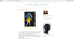 Desktop Screenshot of afarmfreshwedding.blogspot.com