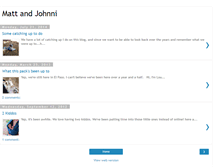 Tablet Screenshot of mattandjohnni.blogspot.com