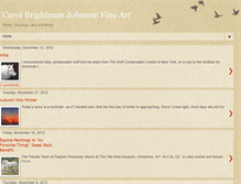 Tablet Screenshot of carolbrightmanjohnsonfineart.blogspot.com