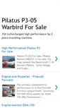 Mobile Screenshot of pilatus-p3-for-sale.blogspot.com