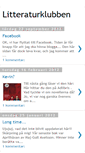 Mobile Screenshot of litteraturklubb.blogspot.com