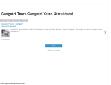 Tablet Screenshot of gangotritours.blogspot.com