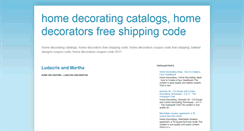 Desktop Screenshot of homedecoratingcatalogs.blogspot.com