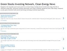 Tablet Screenshot of greenstocksinvesting.blogspot.com