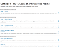 Tablet Screenshot of gettingarmyfit.blogspot.com