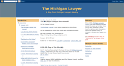 Desktop Screenshot of michiganlawyerblog.blogspot.com