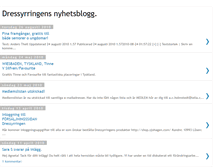 Tablet Screenshot of dressyrringen.blogspot.com