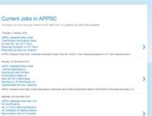 Tablet Screenshot of currentjobsinappsc.blogspot.com