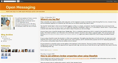 Desktop Screenshot of openmessaging.blogspot.com