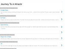 Tablet Screenshot of journeytoamiracle.blogspot.com