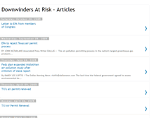 Tablet Screenshot of downwindersatriskarticles.blogspot.com