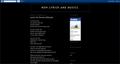 Desktop Screenshot of mynewmusics.blogspot.com