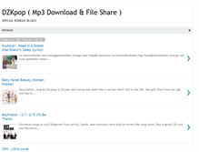 Tablet Screenshot of dzkpop.blogspot.com
