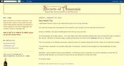Desktop Screenshot of amazonherbsecrets.blogspot.com